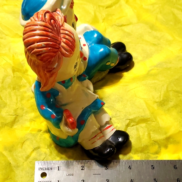 Vtg. 1971 Ceramic Raggedy Ann & Andy Bank - Picture 8 of 16